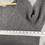 Athleta  Cloud Charcoal Heather Wool Cashmere Blend V Neck Sweater Dress Photo 9