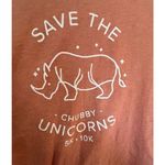 Bella Canvas  “Save The Chubby Unicorn” Graphic Short Sleeve T-Shirt Photo 1