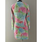 IBKUL 1/4 Zip Dress Womens XS Pink Blue Red Green White Tropical Beach Athletic Photo 3