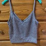 ZARA NWT  Silver Crop Too Size Medium Photo 0