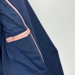 J.Crew Relaxed Double Breasted Blazer Jacket City Twill Viscose Navy US 2 NWT Photo 10