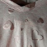 Jaclyn Smith  Intimates 1X Metallic Hearts Pink Pajamas Sleepwear Plus 2-Piece Photo 10