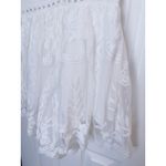 SEEK Ivory Lace Romper Sheer Small White Bridal Boho Bachelorette Cottagecore Photo 6