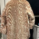 Free People + Apparis Rico Swirl Print Coat In Neutral Photo 4