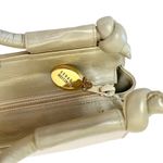 Stuart Weitzman Vintage  Shimmering Leather Woven Straw Evening Bag Satchel Photo 6