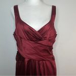 Jones New York  Backless Burgundy Formal Party Bridesmaid Sleeveless Dress petite Photo 4