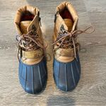 Tommy Hilfiger Tan Leather Duck Boots Women’s Size 7 Photo 1