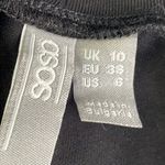 ASOS  Black Mocneck Cropped Top Photo 3