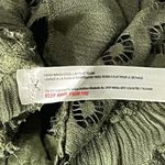 Free People Intimately Small Adella Cami Top Olive Sparrow Ruffled Crochet Lace Photo 9