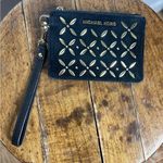 Michael Kors Black Wristlet with Gold Accents Photo 9