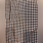 Forever 21 Houndstooth Check Trousers Black and White Skinny Ankle Pants Size S Photo 12