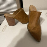 Abound Womens  Maya Brown Faux Leather Heeled Mules Boots Size 8 Photo 0