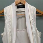 Nanushka Satin Sleeveless Blouse in White M Size M Photo 2