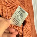 Momoni‎ Marmalade Knit Sweater Made in Italy XS Fall Winter Cozy Warm Orange Photo 4