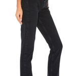 AGOLDE  Remy High Rise Straight Button Fly Jeans Satellite Dark Blue Black Sz 25 Photo 11