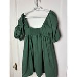 Tuckernuck Hyacinth House Emerald Green Puff Sleeve Sasha Mini Dress Small Photo 4
