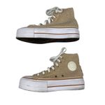 Converse Chuck Taylor - Women's Cozy Club Teddy Bear Platform Sneakers in Beige Photo 2