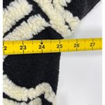 Farm Rio NWOT  Wool Blend Wild Hearts Tie-Belt Fleece Coat Size S Black White Photo 13