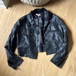 re:named Black Leather Jacket Photo 0