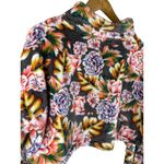 Urban Outfitters Outfitters Angela Cozy Floral Fleece Quarter Zip Pullover Size Medium Photo 5