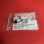Bomb Party RBP7453 “Pure Bliss” Black Onyx CZ on Rhodium Size 10 Ring NWT Photo 4
