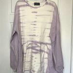 Hudson Gray Women's Purple Cotton Blend Tie Dye Long Sleeve Shirt Size Large USA Photo 1