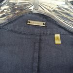 Elie Tahari  Navy Blue Shirt Dress Photo 3