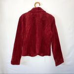 Live a Little 100% Leather Red Suede Jacket Photo 1