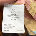 Farm Rio  Anthropologie Maxi Dress One Shoulder Cut Out Floral‎ Print L Photo 7