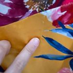 Bar III  Yellow Floral V Neck Midi Dress 0 Photo 4