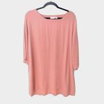 MASAI Copenhagen Tunic Top Shift Dress Women’s L Relaxed Pink Lagenlook Resort Size L Photo 1