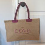 The Cove at Atlantis Tan and Purple Tote Bag Photo 0