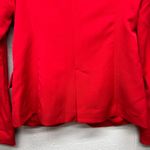 Ambiance Red Blazer Womens Small Single Breasted Holiday Christmas Office Career Photo 7