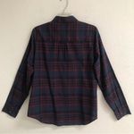 Pendleton  navy plaid flannel long sleeve shirt L Photo 1