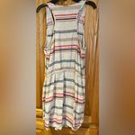 Hinge  Nordstrom Women’s Striped Linen Sleeveless Dress Tie Waist‎ Size Medium Photo 5
