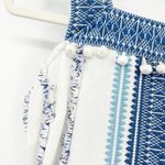 Saylor  Boho‎ Coastal Mazzy Tassel Woven Embroidered Sleeveless Romper Size S Photo 7