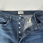 AGOLDE  Women's Riley High Rise Straight Jeans in Blue Silence, size 30 Photo 10