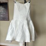 House Of CB  'Noele' White Satin Strapless Bow Mini‎ Gown NWOT Size XL Photo 3