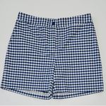 J. McLaughlin Gingham Shorts 2 Blue White Stretch Photo 4