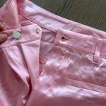Cami NYC NWT  SILKY NEON PINK STRAIGHT PANTS Photo 5