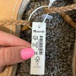 Madewell  The Kathryn Espadrille Slide Sandal in Leather NWT Photo 7