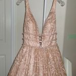 Jovani Rose Gold Prom Dress Photo 10
