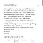 Madewell  Curvy Perfect Vintage jean shorts Photo 3