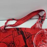 Vintage Trader Joe's Red Cloth Logo Shopping Bag Tote Made In USA Photo 3