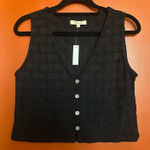 Madewell  Navy cropped sweater vest Photo 0