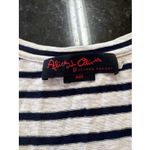 Alice + Olivia  By Stacey Bendet AIR Linen Tank Blouse Shirt V-neck Sz Sm Navy Photo 1