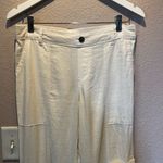 Sincerely Jules Women’s Linen Blend Cargo pockets jogger style pants size small Photo 2