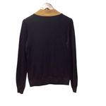 Ann Taylor  Factory Camel and Black Sweater. Size Medium Photo 2
