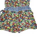 CAbi  5261 Floral Print Romper Sleeveless Drawstring Waist Casual Summer Size Med Photo 12