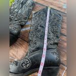 Corral  Black Heeled Boots with Western Flair Photo 13